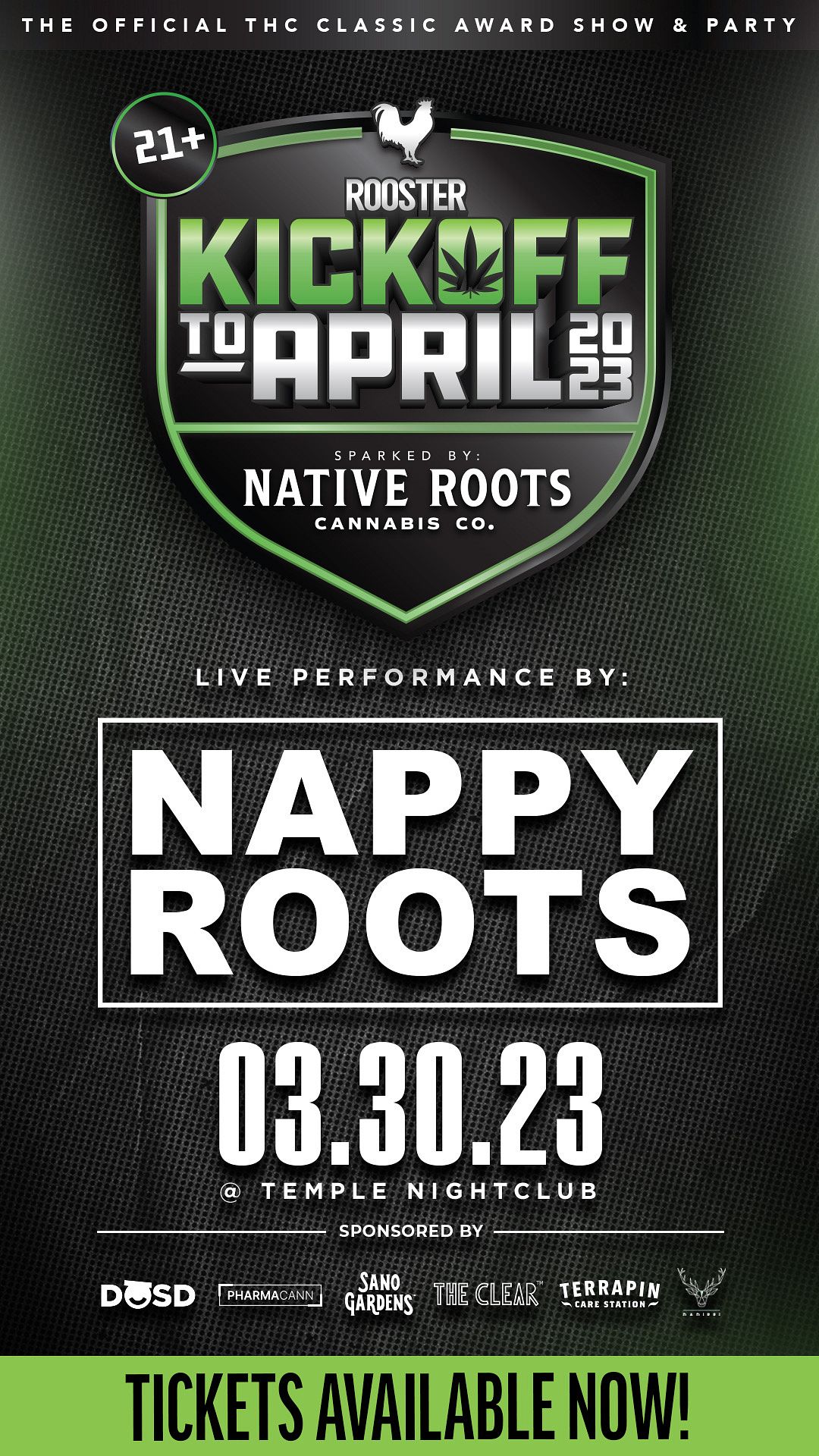 Kickoff To April Sparked By Native Roots Cannabis Tickets At Temple