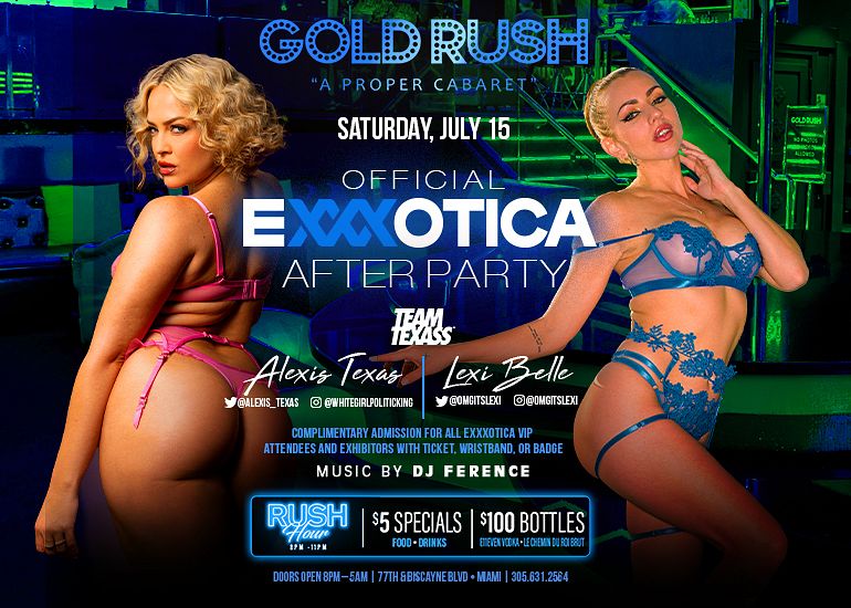 Exxxotica Ft Alexis Texas Lexi Belle Tickets At Gold Rush Cabaret In