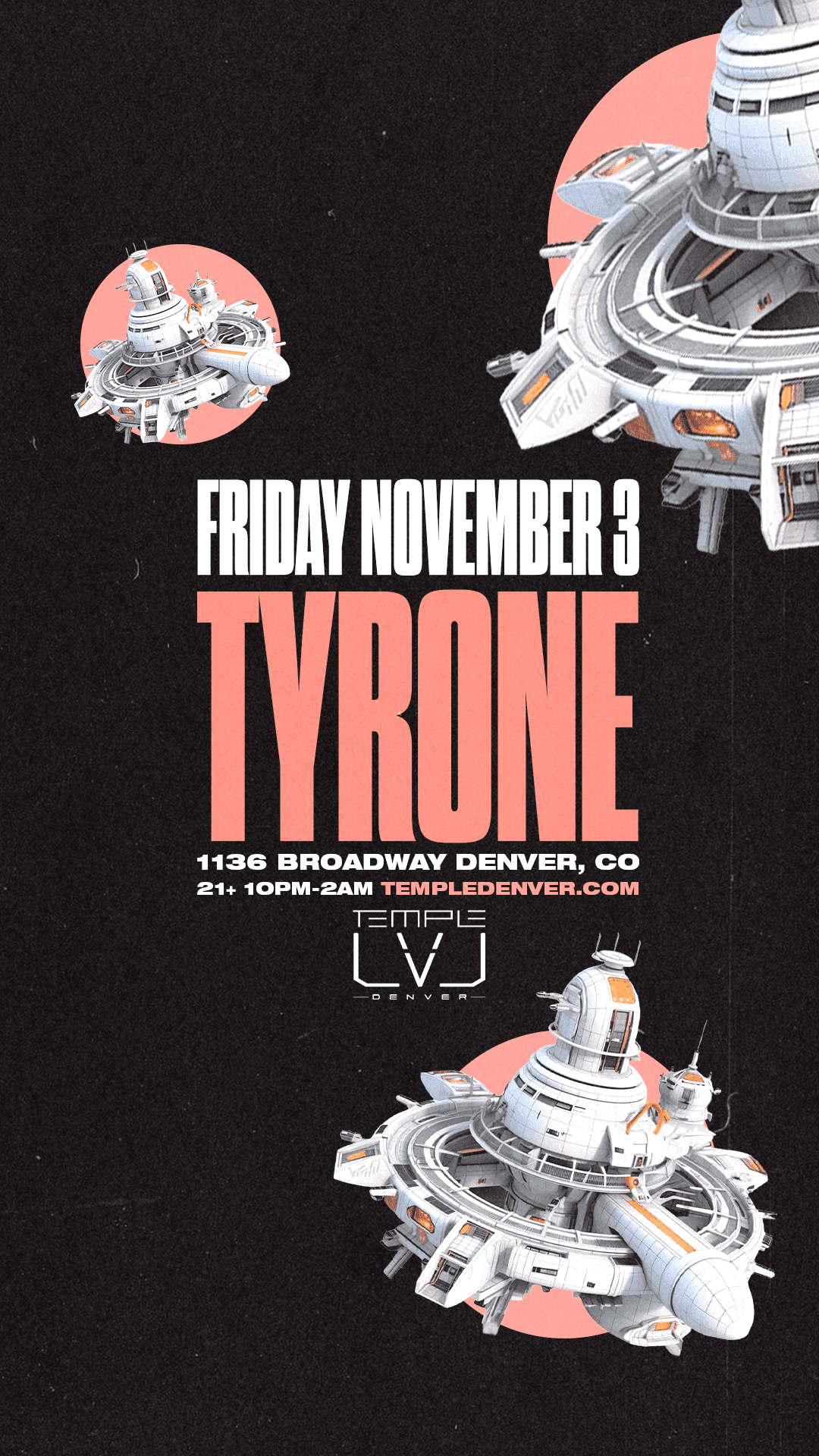 Tyrone In Lvl Tickets At Temple Nightclub In Denver By Temple Nightclub