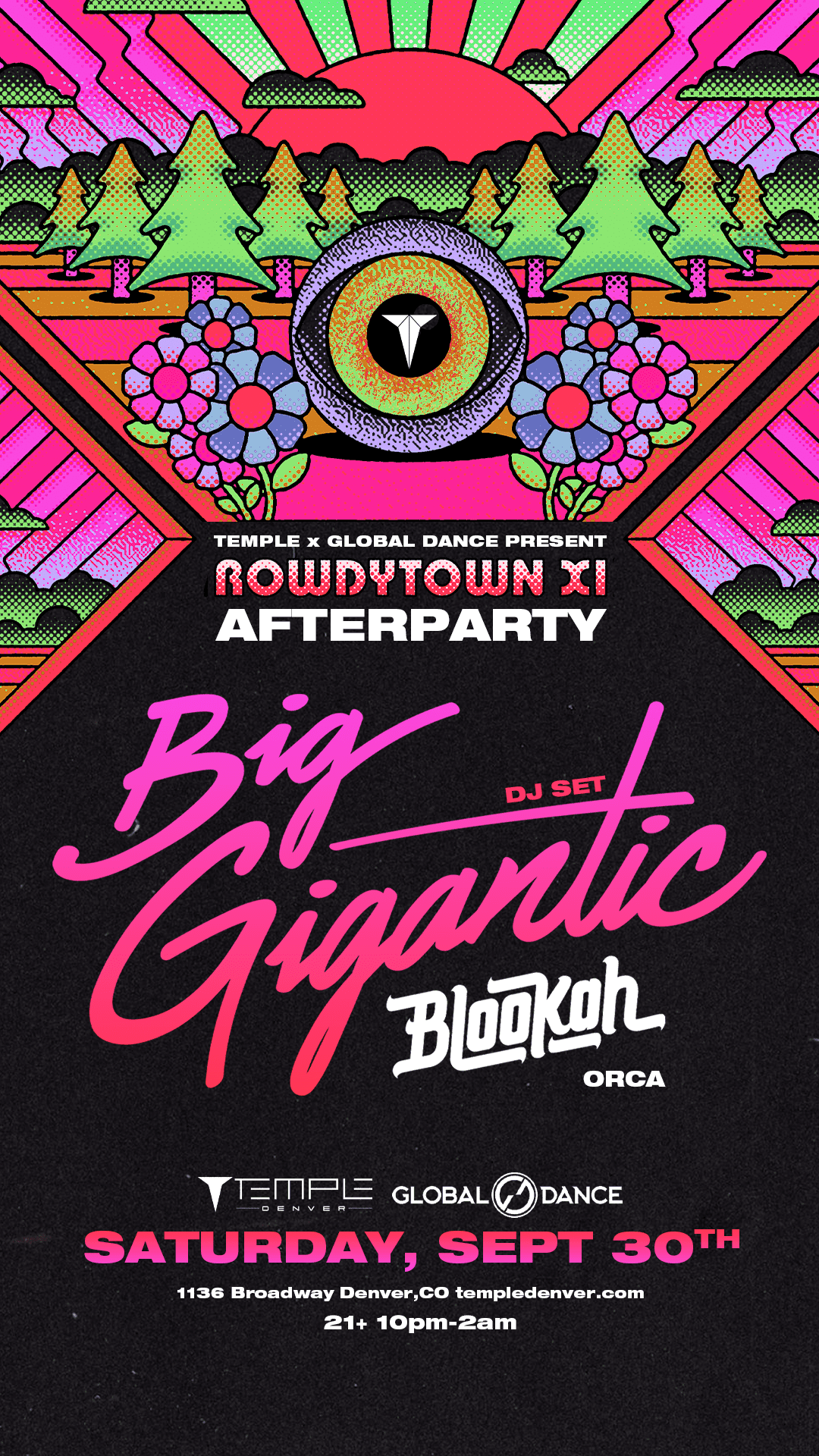 Big Gigantic Rowdytown Xi After Party Tickets At Temple Nightclub In