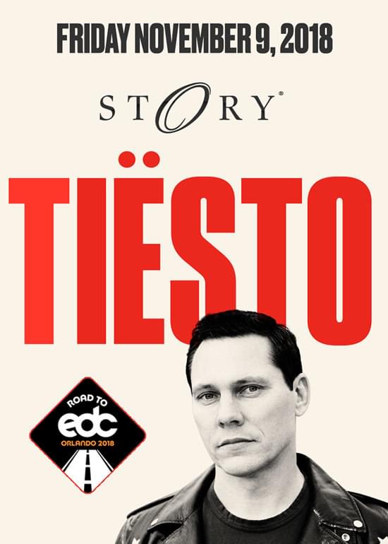 Tiesto Tickets At Story Nightclub In Miami Beach By Story Tixr