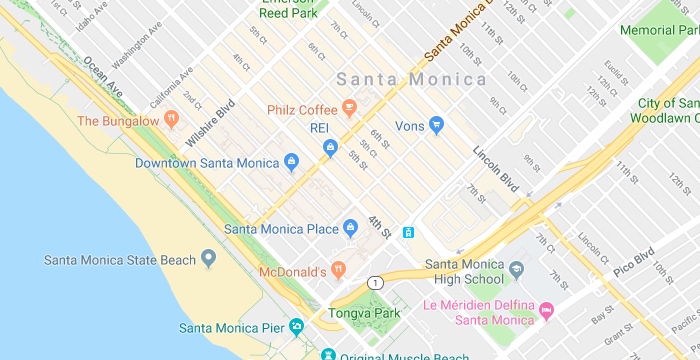 Santa Monica Map