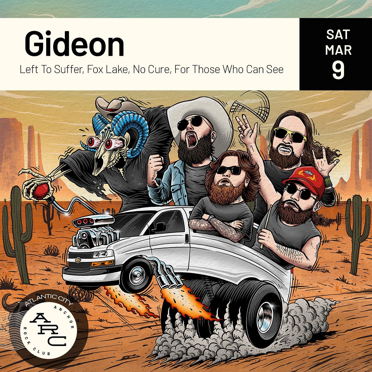 GIDEON More Power. More Pain. Tour Part II Tickets at Anchor Rock