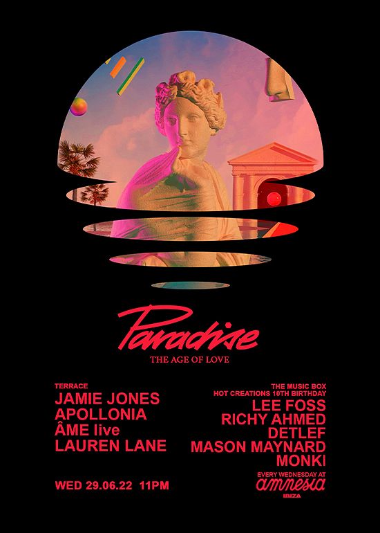 PARADISE Tickets at AMNESIA in by Paradise Tixr