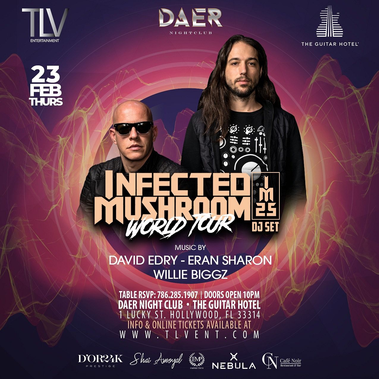 Infected Mushroom DAER Tickets at DAER South