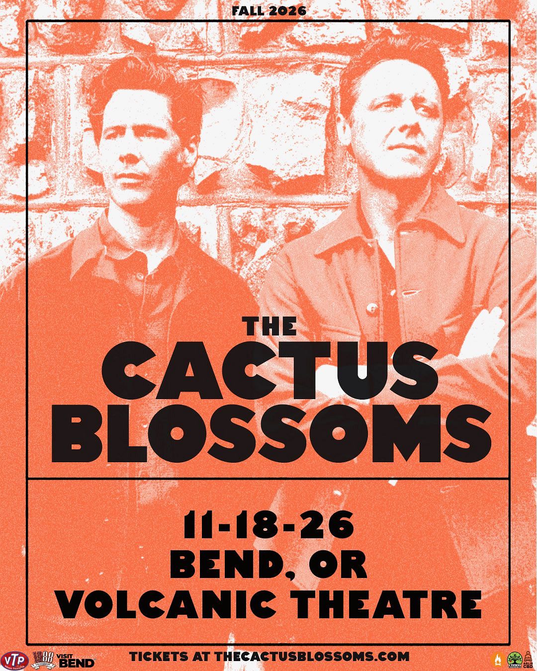 The Cactus Blossoms at Volcanic Theater Pub