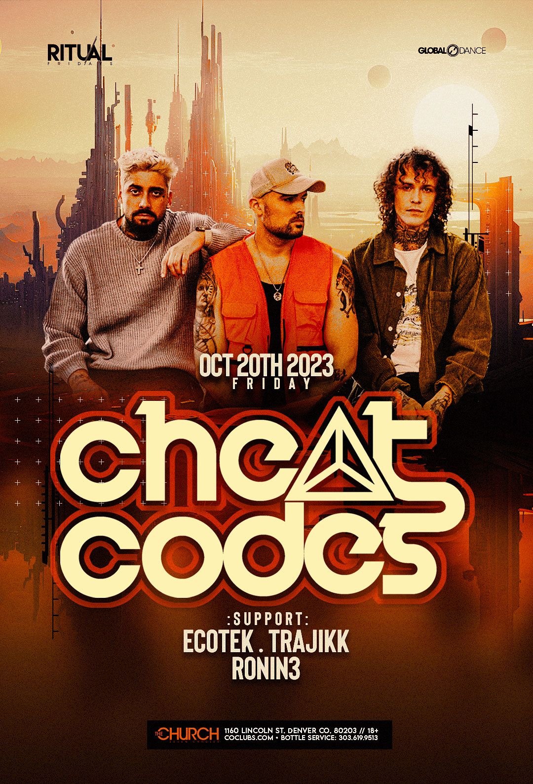 Cheat Codes Tickets at The Church in Denver by The Church