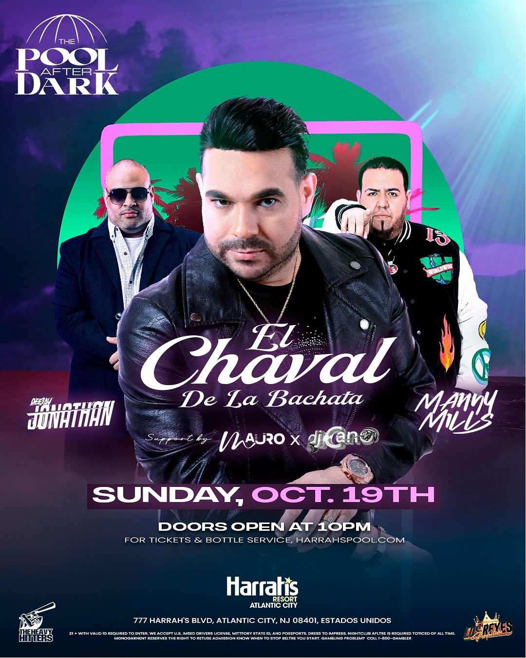 EL CHAVAL DE LA BACHATA at The Pool After Dark Sunday, October 19, 2025