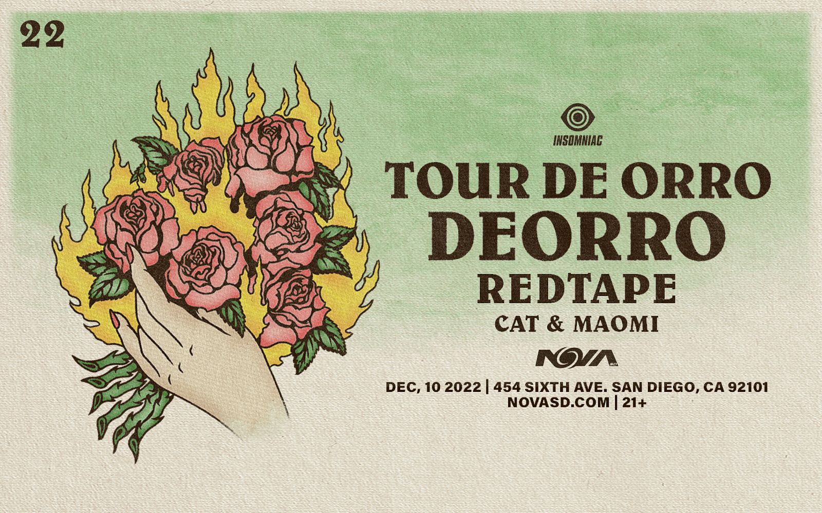 Deorro Tour de Orro Tickets at Nova SD in San Diego by Nova SD Tixr