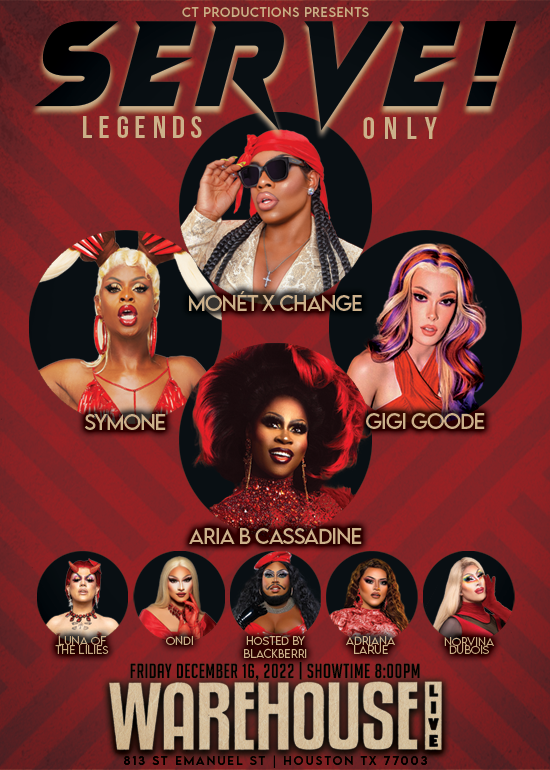 SERVE Tickets at The Ballroom at Warehouse Live in Houston by Warehouse