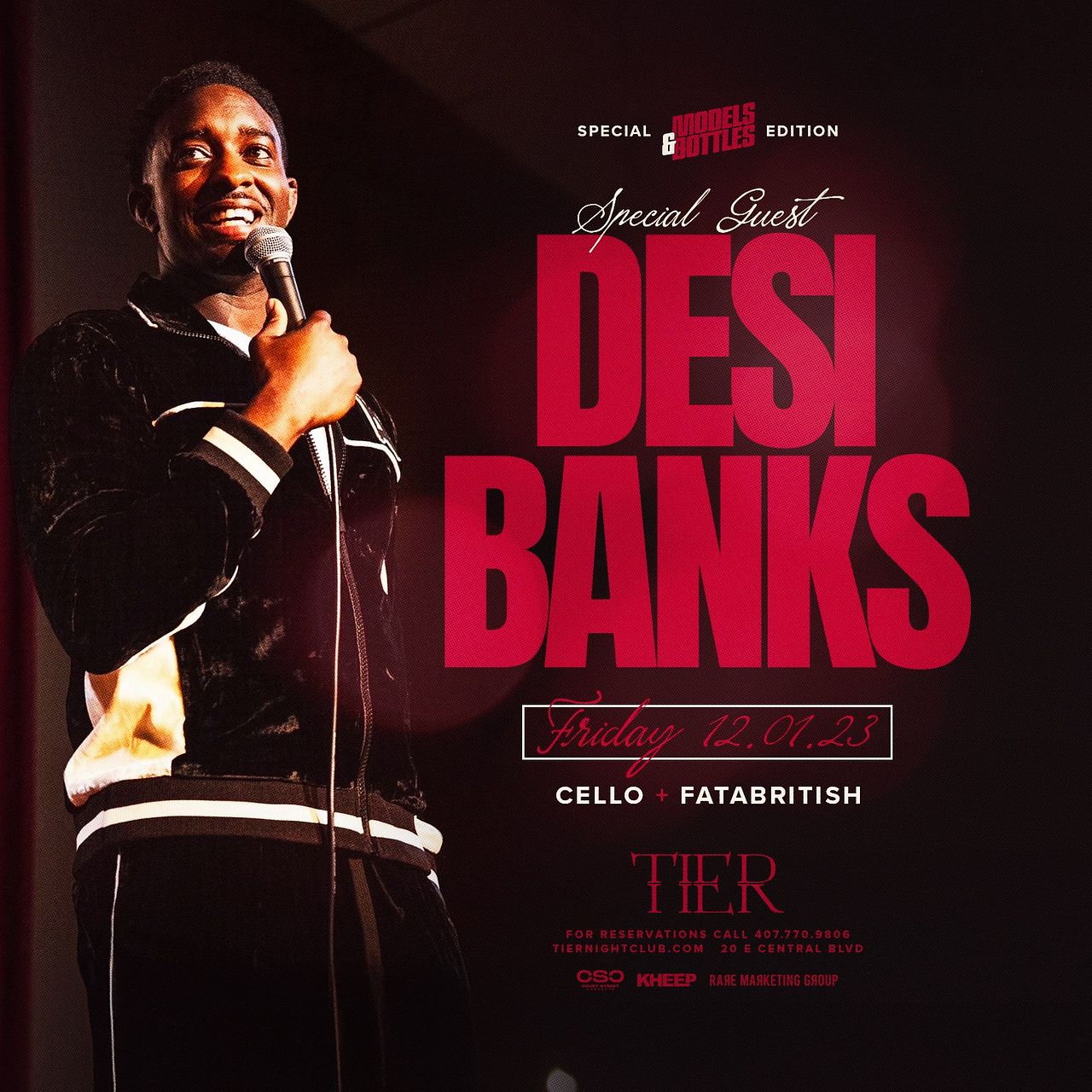 DESI BANKS Tickets at Tier in Orlando by Tier Tixr