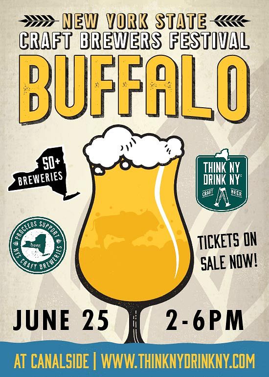 NYS Craft Brewer's Festival - Buffalo Tickets at Canalside in Buffalo by  Buffalo Waterfront | Tixr
