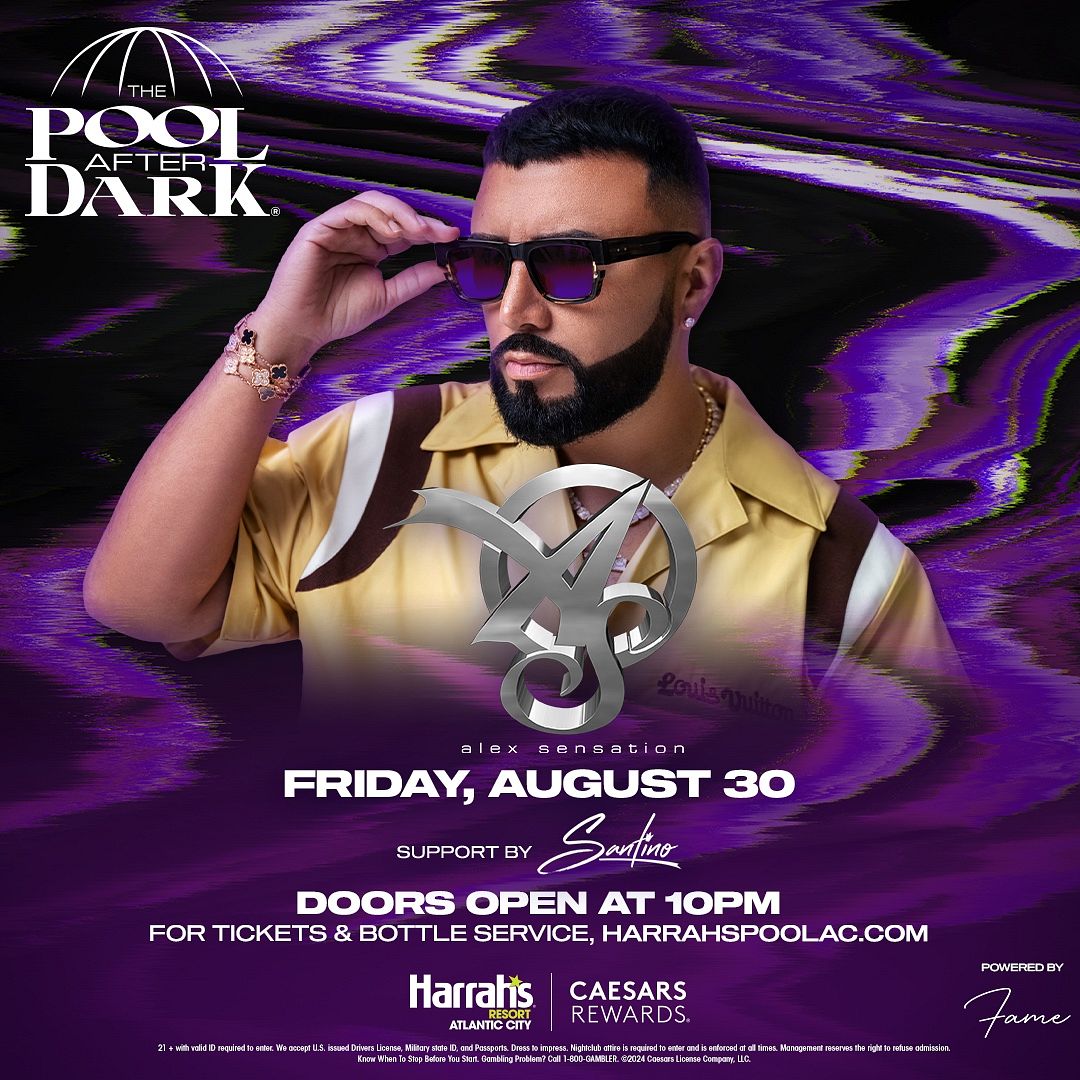 ALEX SENSATION at The Pool After Dark Friday, August 30, 2024
