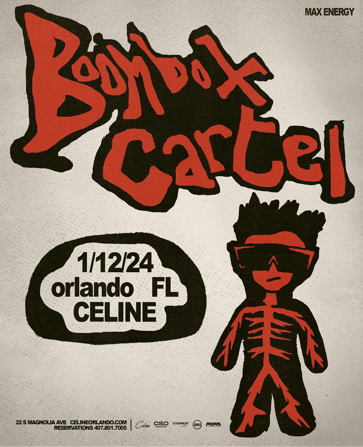 BOOMBOX CARTEL Tickets at CELINE ORLANDO in Orlando by Celine Orlando