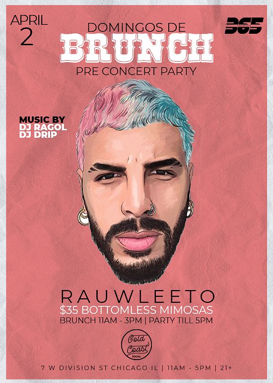 DOMINGOS DE BRUNCH PARTY Tickets at Gold Coast Social in Chicago by 365