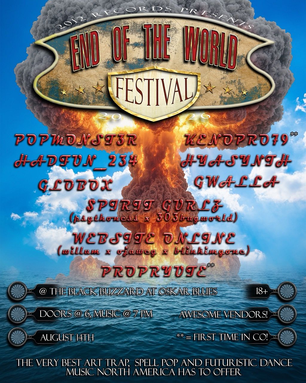 End of The World Festival: popmonst3r, Kenopro79