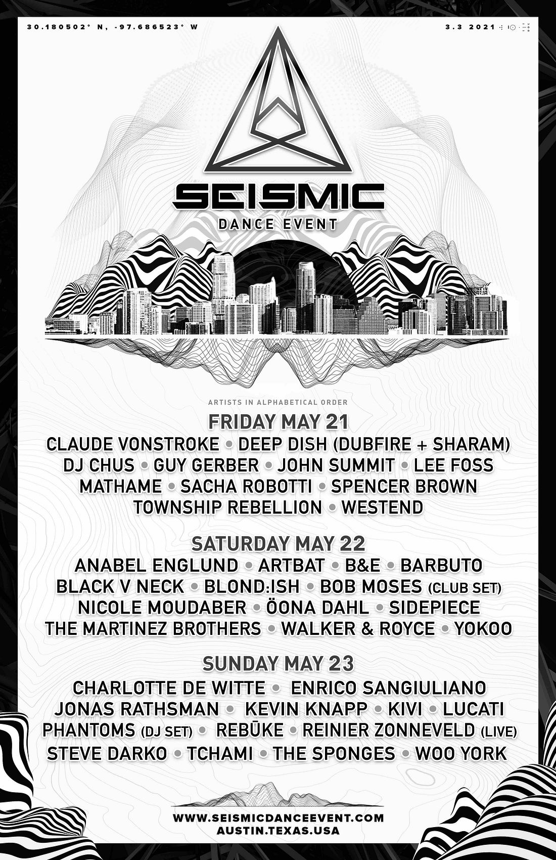 Seismic Dance Event 3 3 Tickets At Your Computer Or Mobile Device Tixr At 8509 Burleson Rd In Austin At Realmusic Tixr