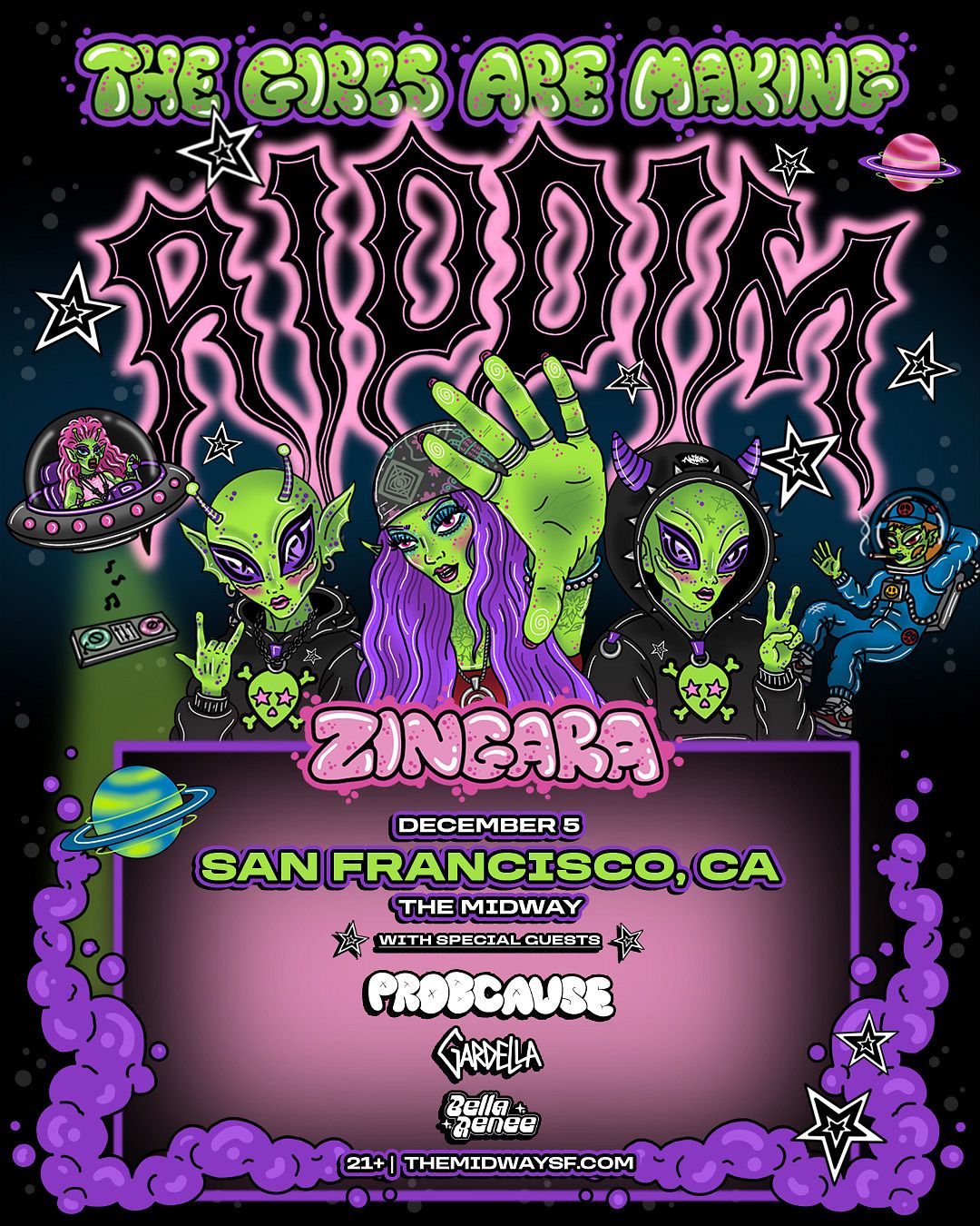 ZINGARA - The Girls Are Making Riddim Tour event image