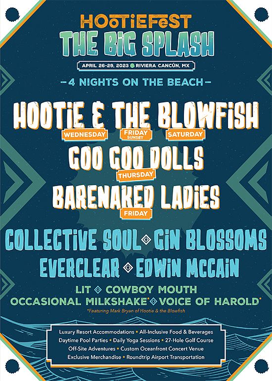 HootieFest The Big Splash 2023 Tickets at Moon Palace Cancun in