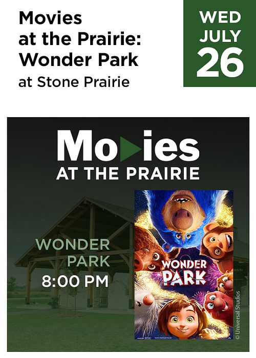 Movies at the Prairie Tickets at Stone Prairie in Brillion by AriensCo