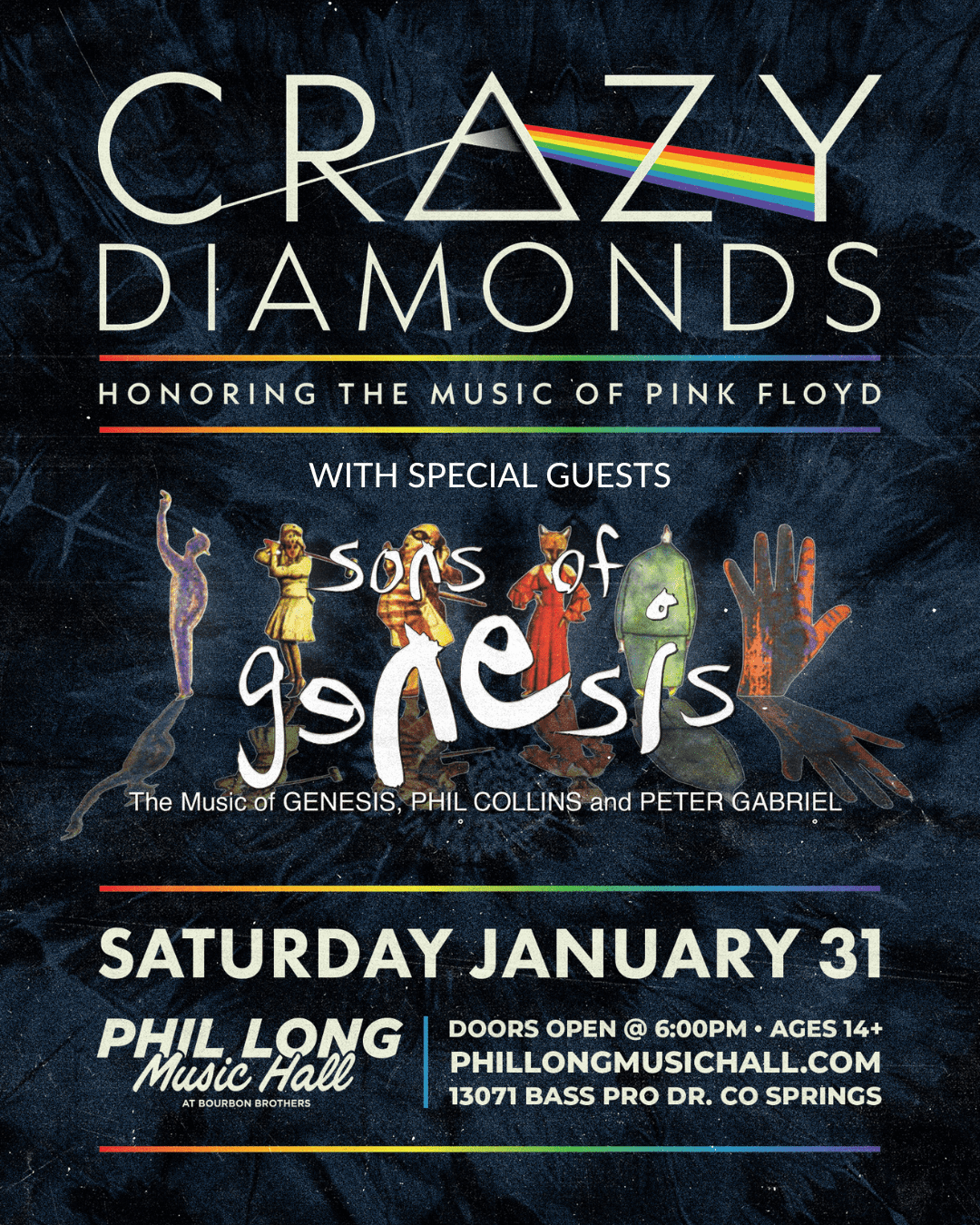 Crazy Diamonds | Tribute to Pink Floyd Tickets at Phil Long Music