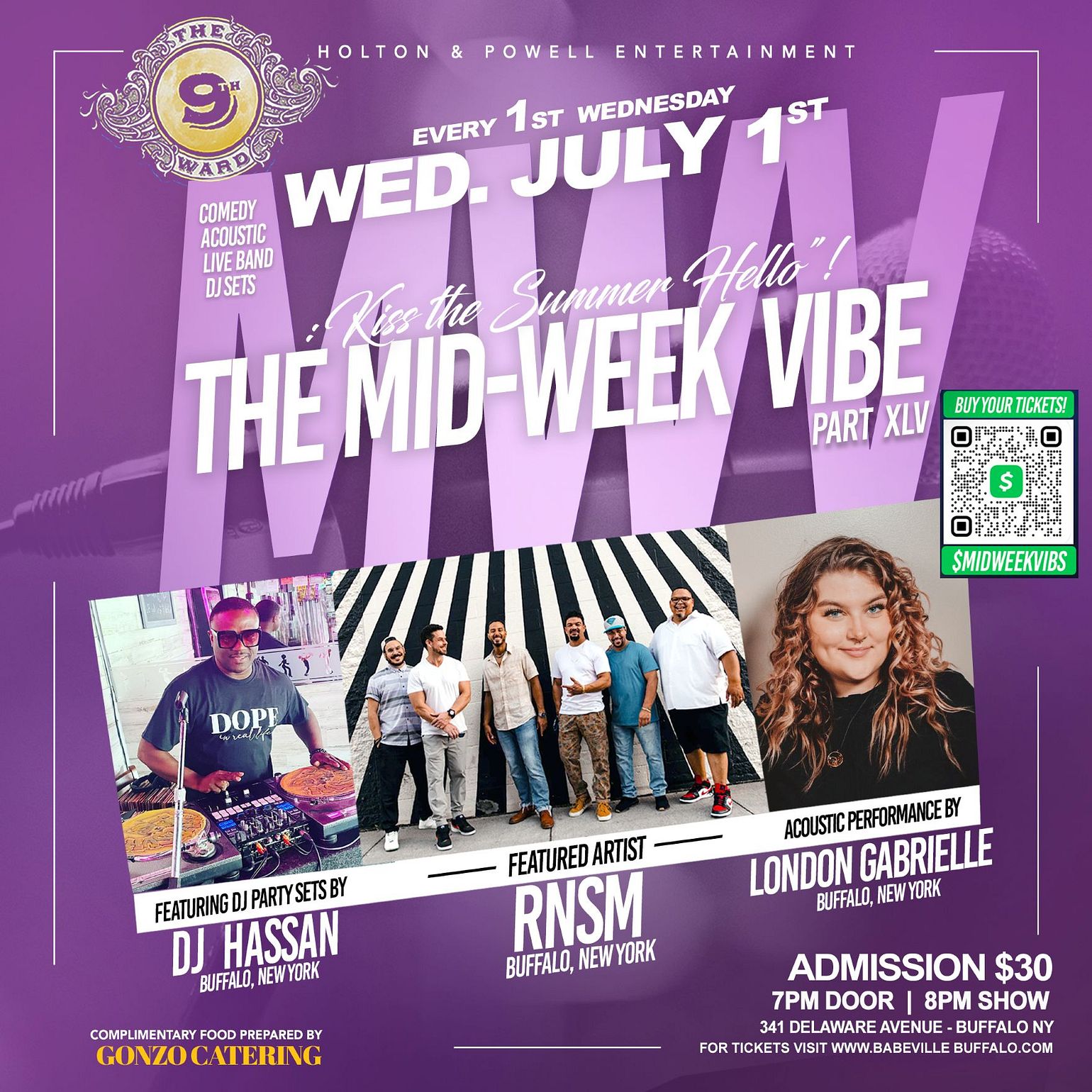 The Mid-Week Vibe Part XLV: Kiss the Summer Hello! Tickets at The