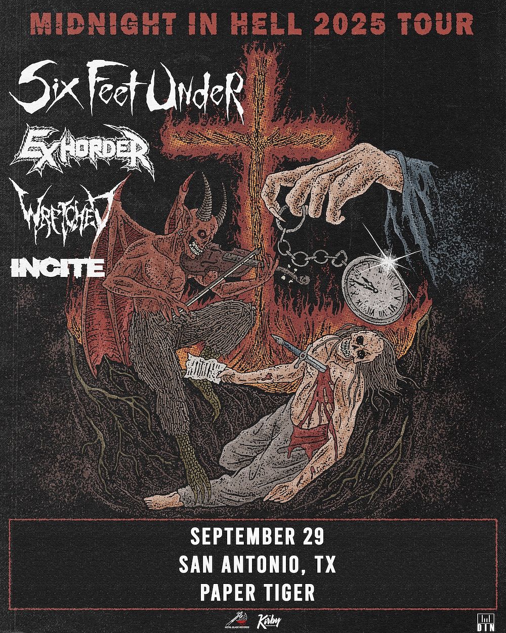 Six Feet Under: Midnight In Hell 2025 (San Antonio) Tickets at