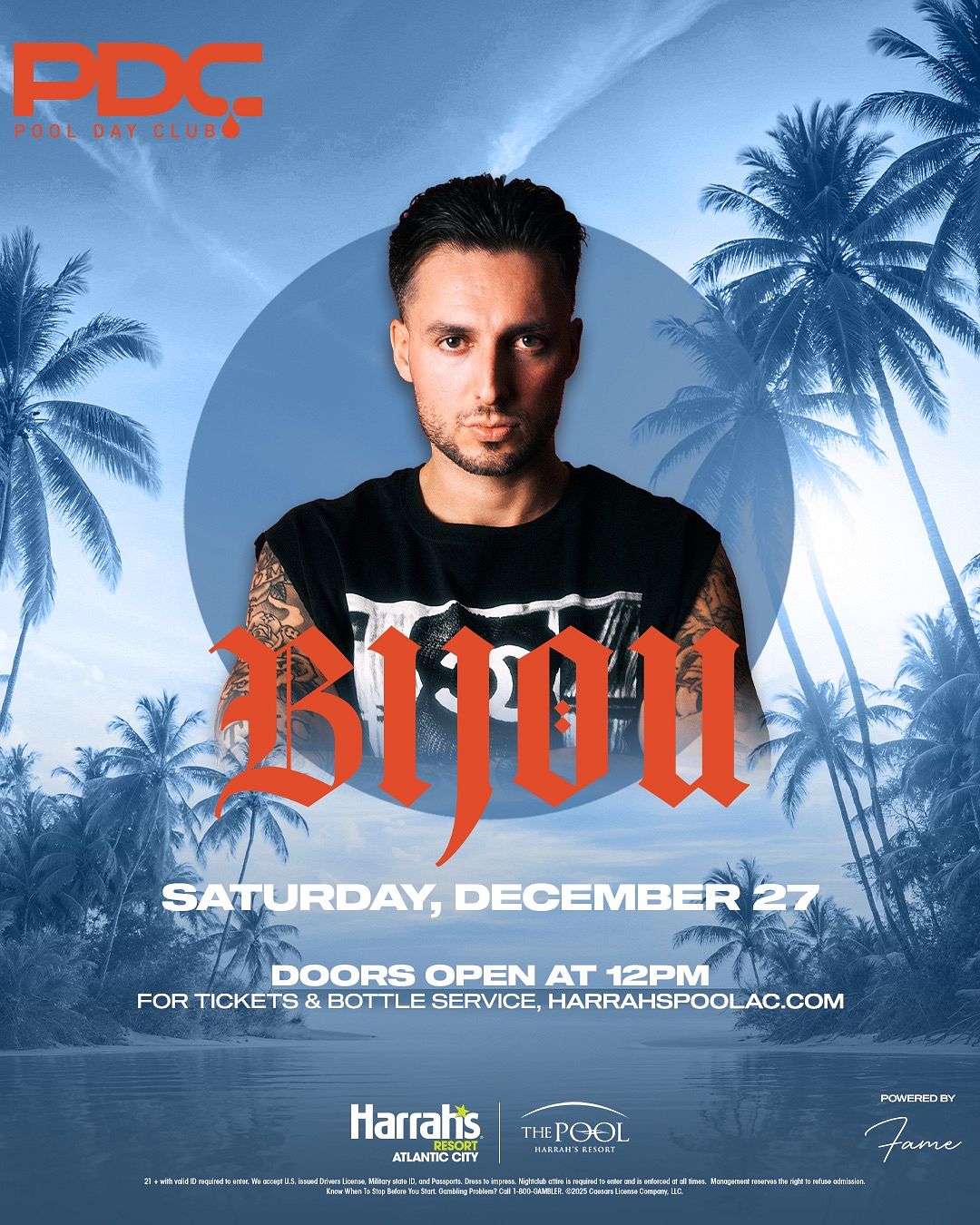 BIJOU at The Pool at Harrah's Resort Atlantic City Saturday, December 27, 2025