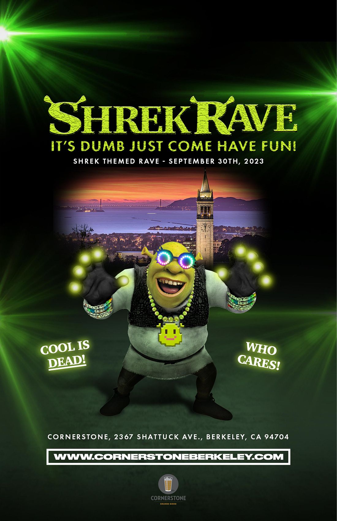 SHREK RAVE Tickets at Cornerstone in Berkeley by Cornerstone Berkeley