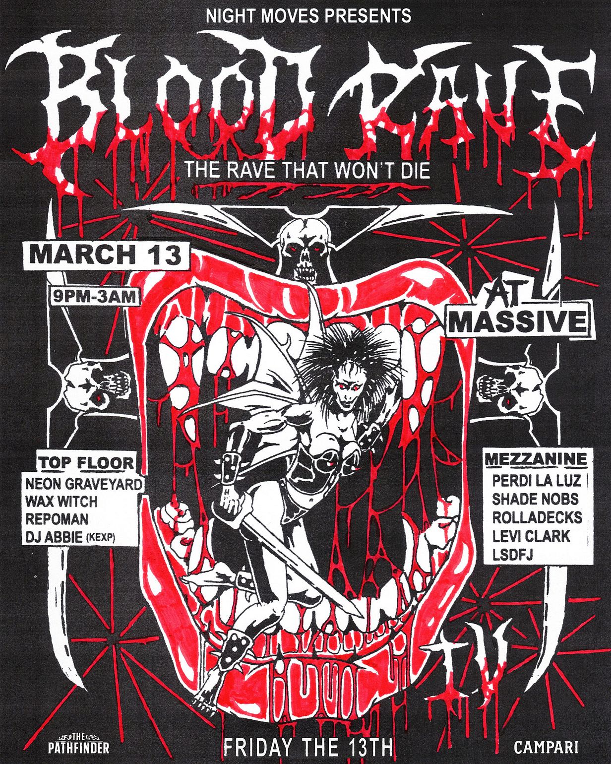 Bloody Rave Blood Rave Tickets at Massive in Seattle by Massive Club | Tixr