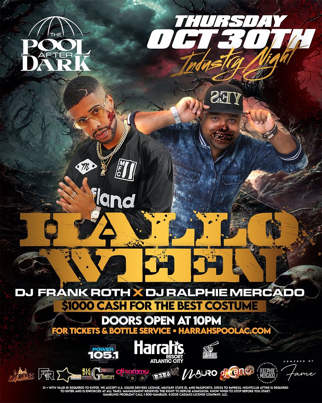 Industry Latin Night HALLOWEEN Party at The Pool After Dark Thursday, October 30, 2025