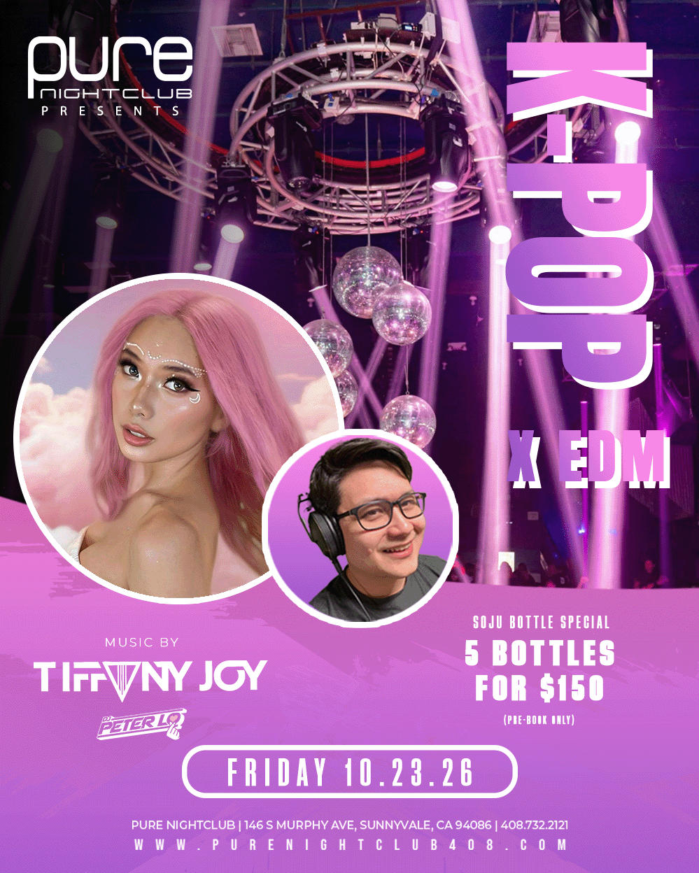 K-POP x EDM feat. TiffVny Joy Tickets in Sunnyvale | Tixr