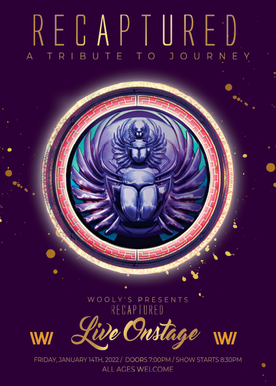 CANCELLED ReCaptured A Tribute To Journey Tickets at Wooly's in Des