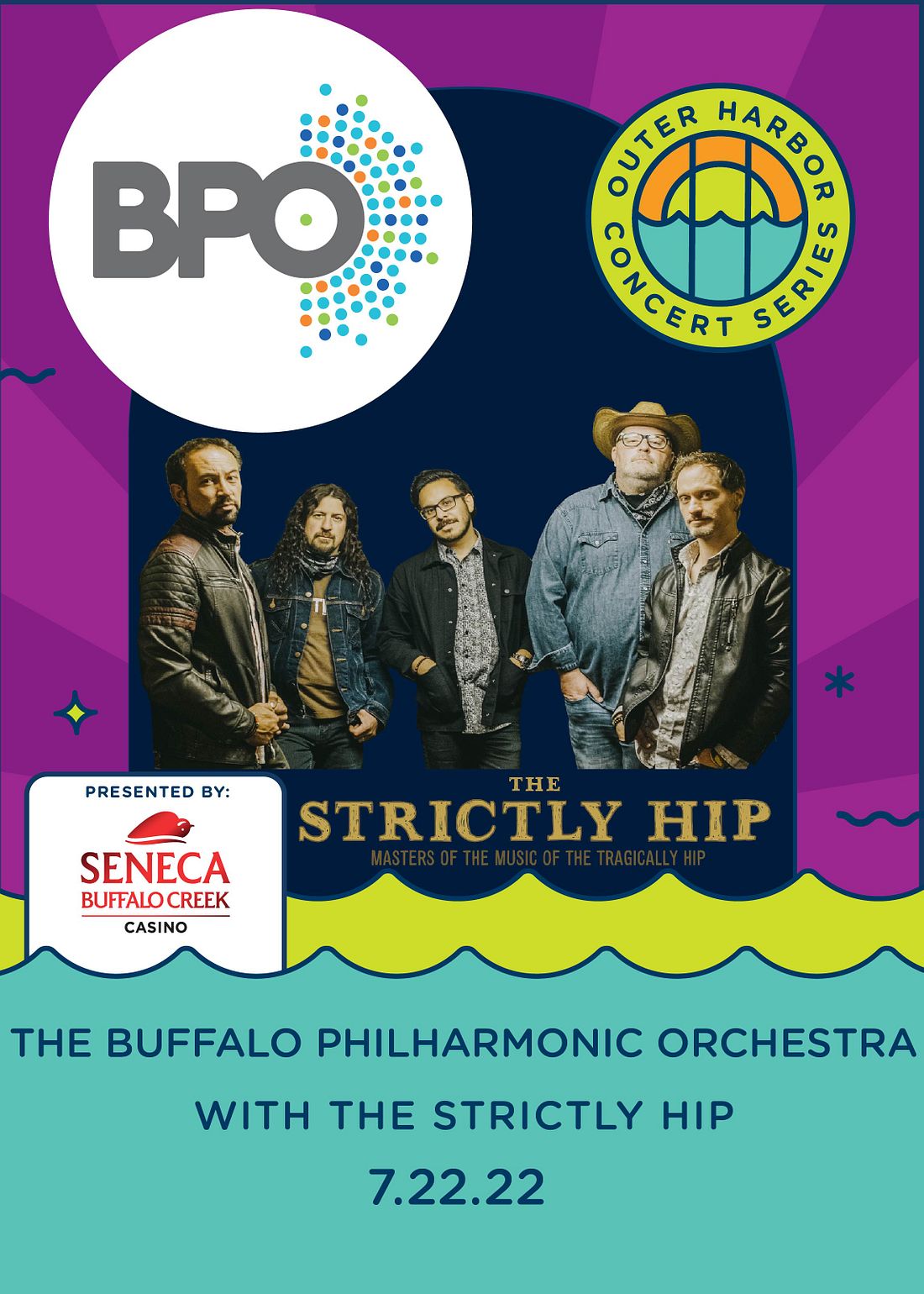 Seneca Casinos Concert BPO + The Strictly Hip Tickets at Lakeside