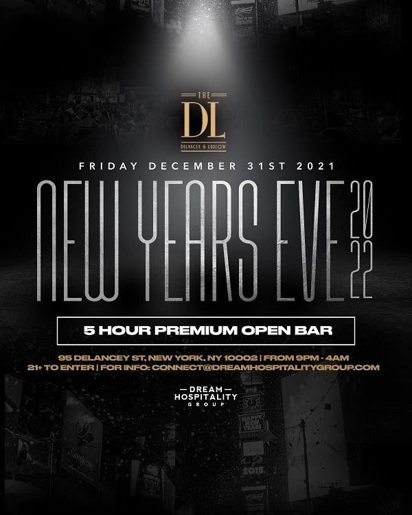 New Years Eve The Dl Rooftop Tickets At Your Computer Or Mobile Device Tixr At The Dl Rooftop In New York At Dream Hospitality Tixr