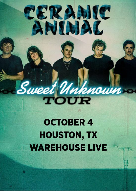 CERAMIC ANIMAL, TRASH PANDA Tickets at The Studio at Warehouse Live in