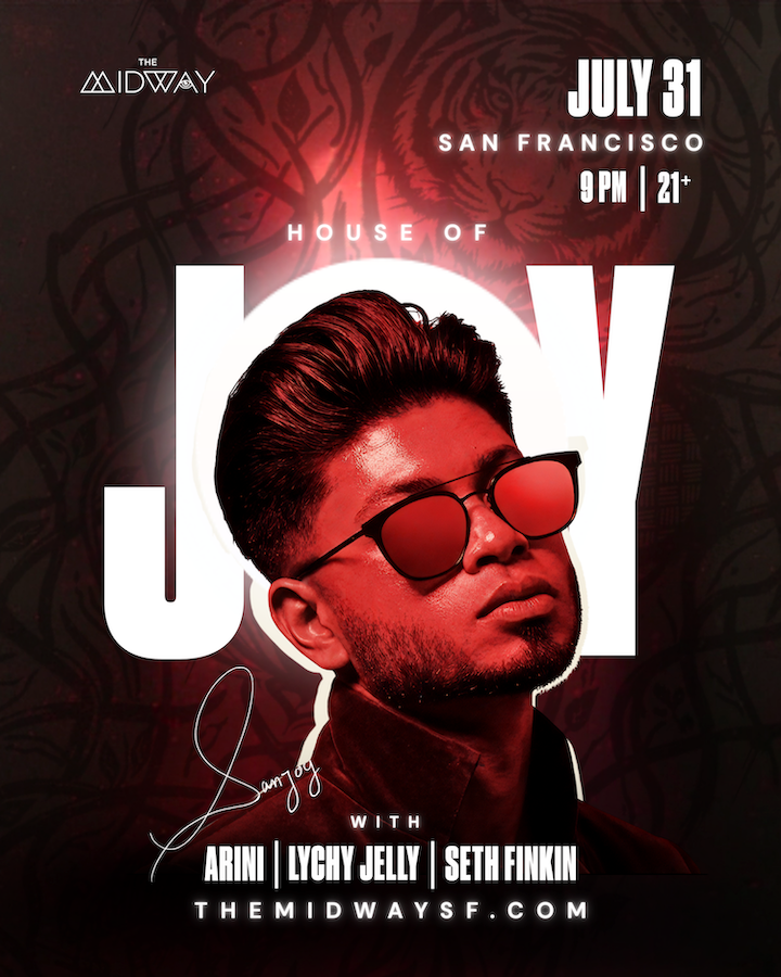 【サイン入りDVD】JOY-POPS 35th Anniversary Tour House of Joy: Sanjoy ft. ARINI, Lychy Jelly, and Seth Finkin