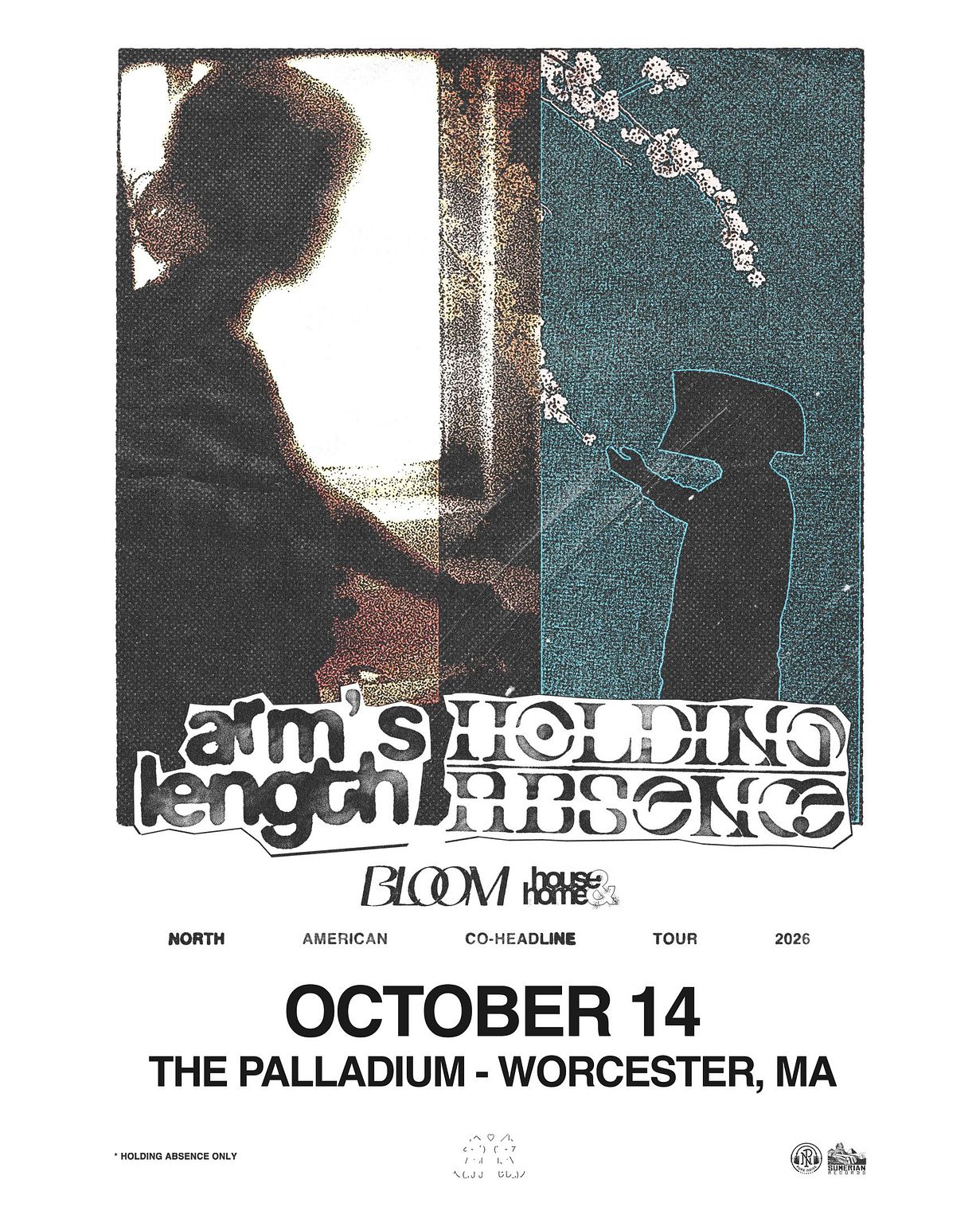 5379) ARB THE LONGEST TOUR ポスター Holding Absence & Arm's Length: North American Co-Headliner Tour