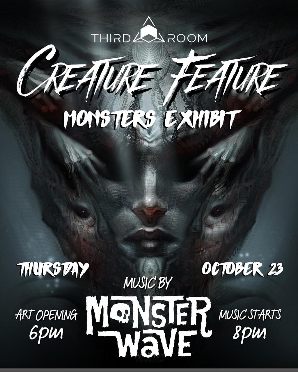 Creature Feature Art Opening w/ Monster Wave Tickets at Third Room in ...