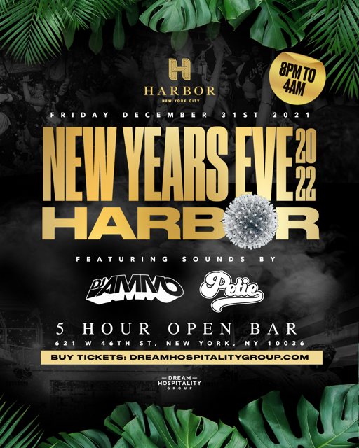 NEW YEARS EVE HARBOR NYC Tickets at Harbor New York City in New York