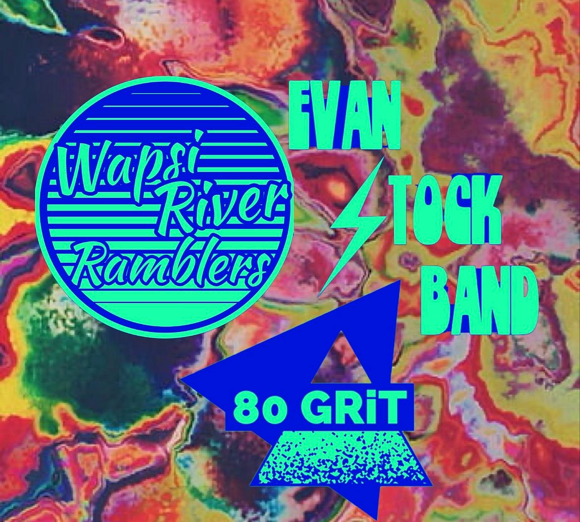 Wapsi River Ramblers, Evan Stock Band & 80 Grit Tickets at Wildwood in