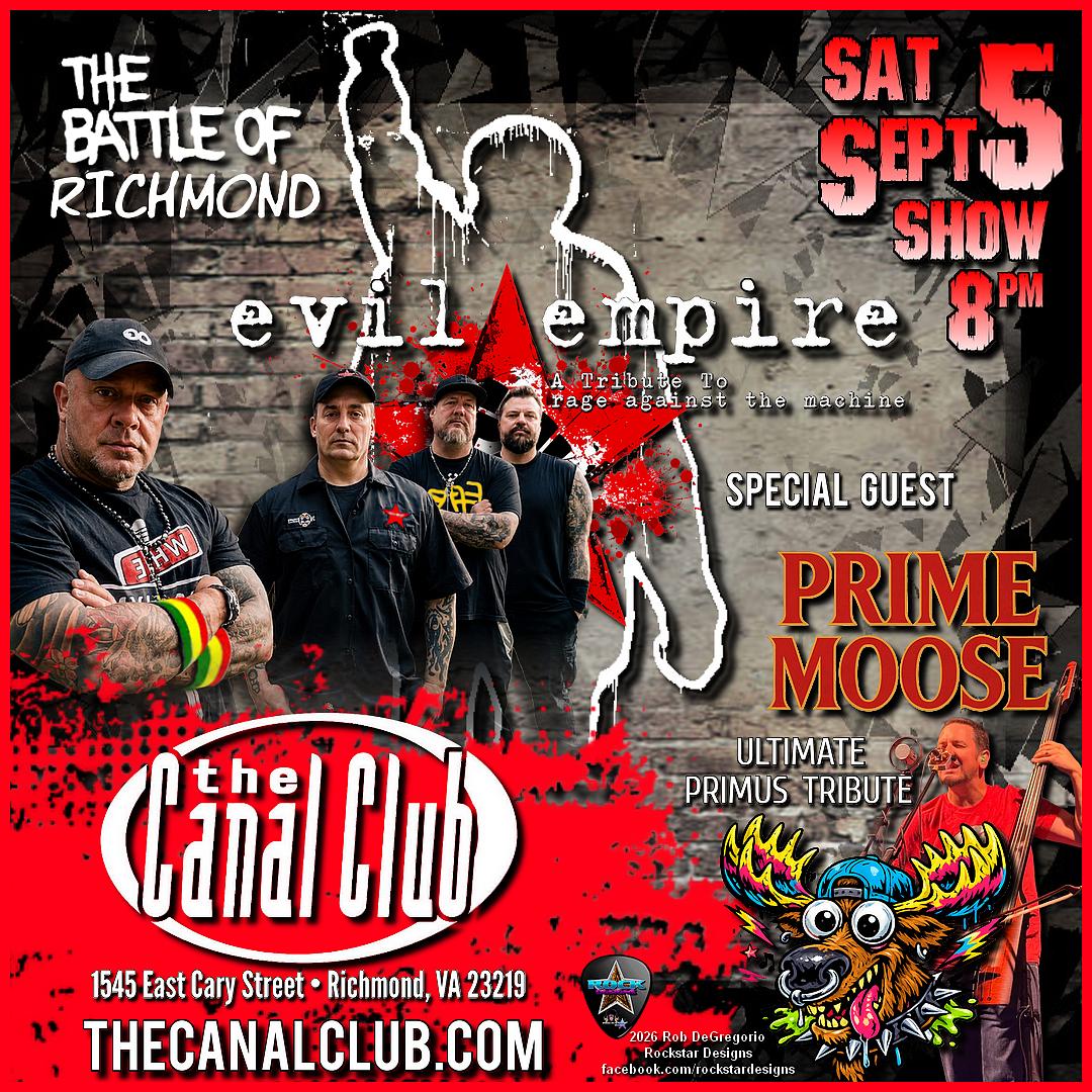Evil Empire: Rage Against the Machine Tribute Tickets at The Canal
