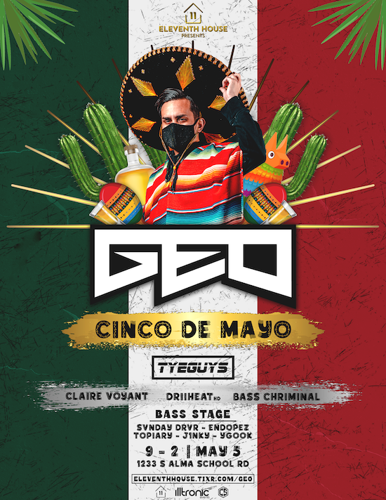 Cinco De Mayo GEO Tickets at Endgame in Mesa by Eleventh House Tixr