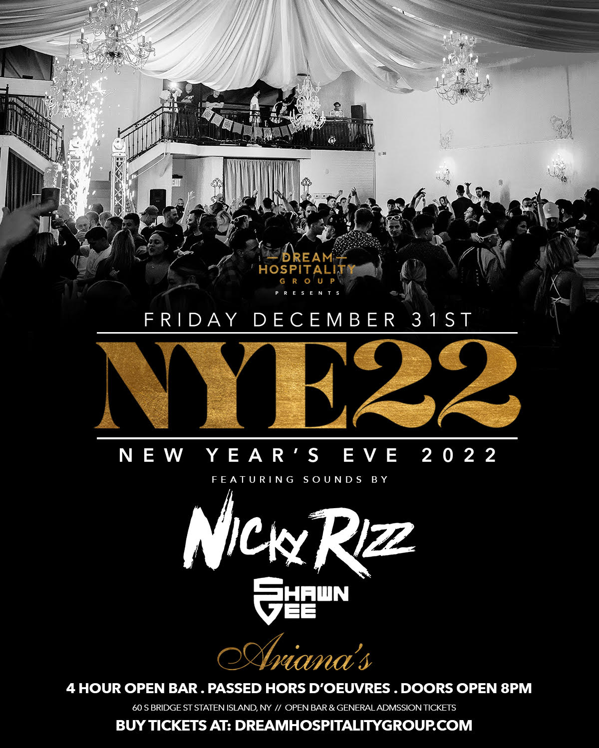 NEW YEARS EVE @ ARIAN'AS SOUTH Tickets at Ariana's South in Staten ...