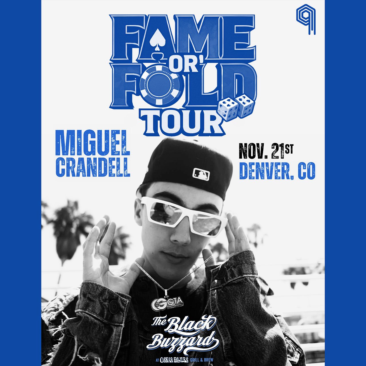 Miguel Crandell Tickets at The Black Buzzard at Oskar Blues Denver