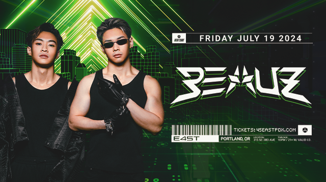 BEAUZ Tickets at 45 East in Portland by 45 East | Tixr