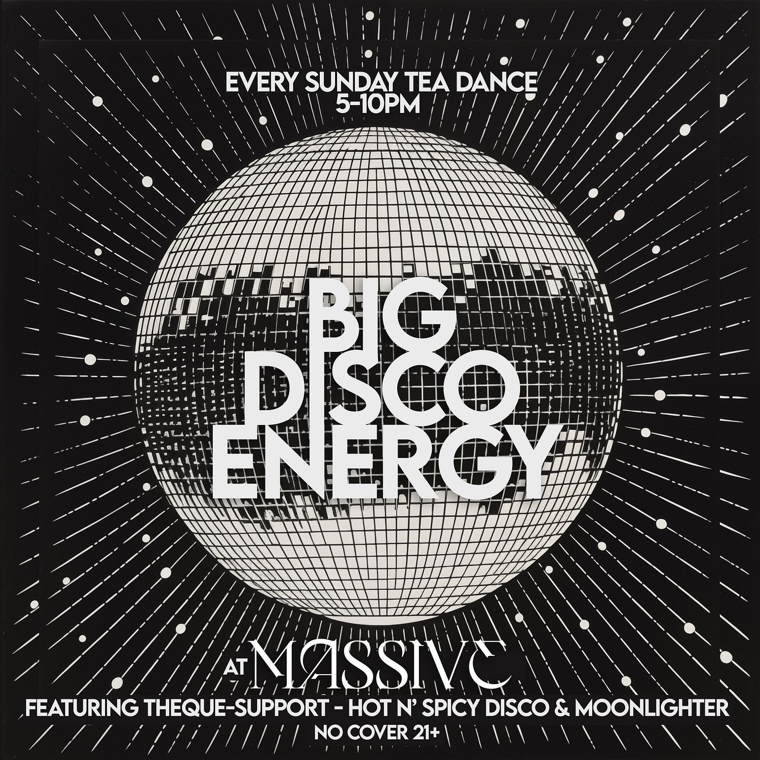 Big Disco Energy Sunday Tea Dance Tickets at Massive in Seattle by