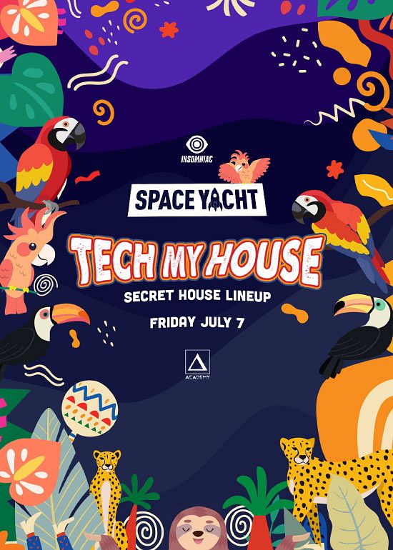 space yacht tech my house lineup