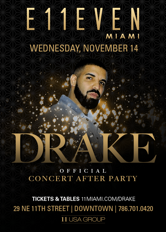 Drake Tickets at E11EVEN Miami in Miami by 11 Miami Tixr