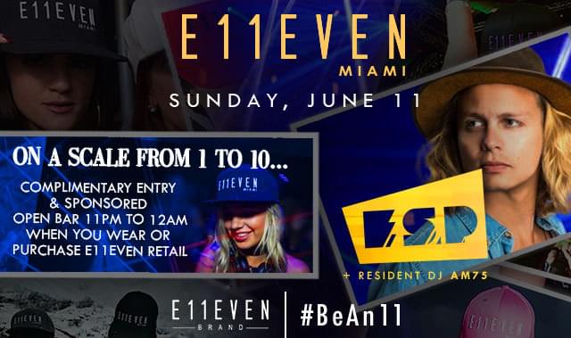 E11EVEN Brand Party Ft. ES.P Tickets at E11EVEN Miami in Miami by 11 ...